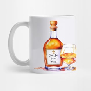 Watercolor Drink Cognac Mug